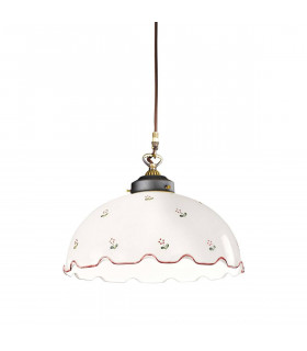 Lampada a sospensione NONNA in ottone antico 1 lampadina