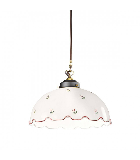 Suspension style cosy NONNA laiton antique 1 ampoule