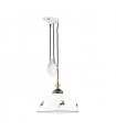 Suspension style cosy NONNA laiton antique 1 ampoule