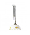 Suspension style cosy NONNA laiton antique 1 ampoule