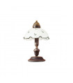 Lampe de table style cosy NONNA laiton antique 1 ampoule