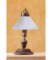 Lampe de table style cosy NONNA laiton antique 1 ampoule