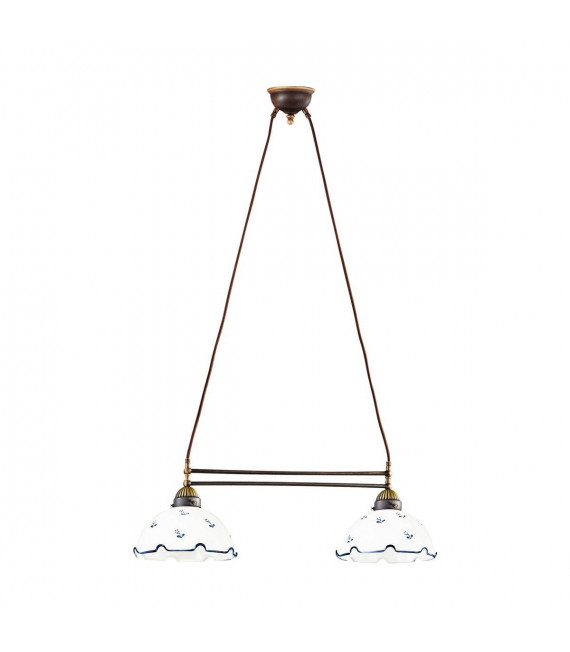 Candlestick-Stil gemütliche NONNA Antik Messing 2 Glühbirnen