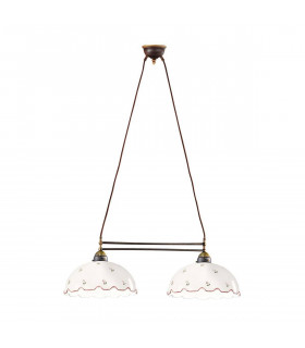 Candlestick-Stil gemütliche NONNA Antik Messing 2 Glühbirnen