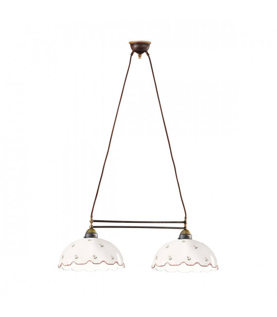 Candlestick-Stil gemütliche NONNA Antik Messing 2 Glühbirnen