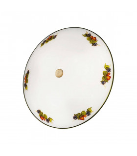 Plafonnier style cosy NONNA laiton antique 3 ampoules