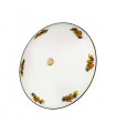 Plafonnier style cosy NONNA laiton antique 3 ampoules