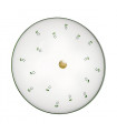 Plafonnier style cosy NONNA laiton antique 4 ampoules