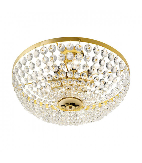 Plafoniera classica VALERIE 24 carati oro 8 lampadine