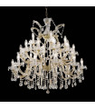 Chandelier classique VALERIE laiton 30 ampoules