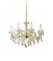 Chandelier classique VALERIE laiton 8 ampoules