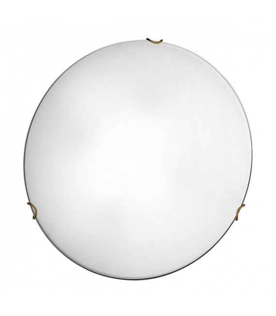 Lampada da soffitto MOON in ottone antico a 4 lampadine