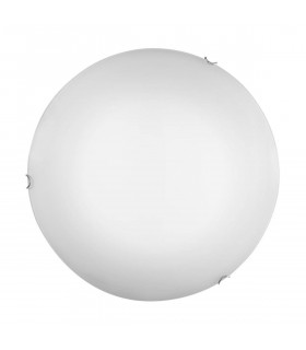 MOON silberne Deckenleuchte 1 Glühbirne