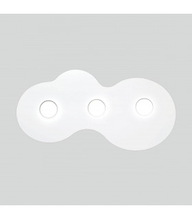 Plafonnier CIRCLE blanc 3 ampoules