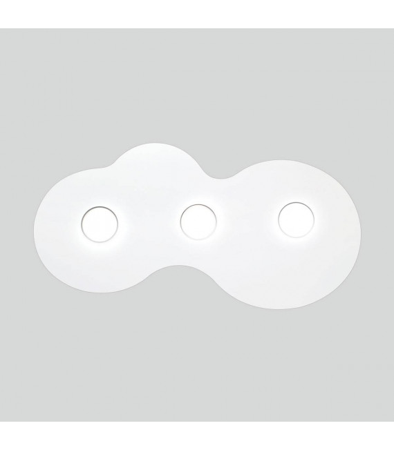 Plafonnier CIRCLE blanc 3 ampoules