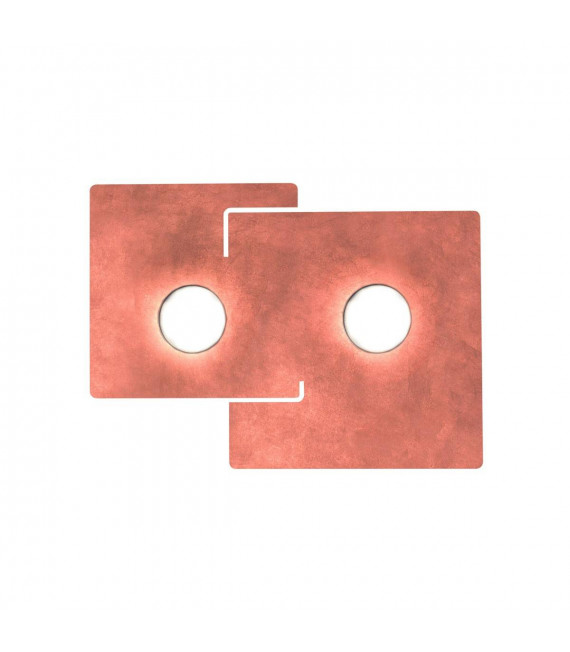 Plafonnier SQUARE blanc 2 ampoules