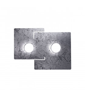 Plafonnier SQUARE blanc 2 ampoules