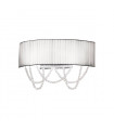 Applique murale design GIOIOSA chrome 2 ampoules