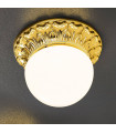 Plafonnier classique MILADY Or 24 Carats 1 ampoule