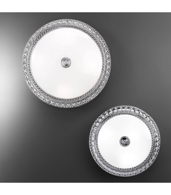 Plafonnier classique MILADY chrome 4 ampoules
