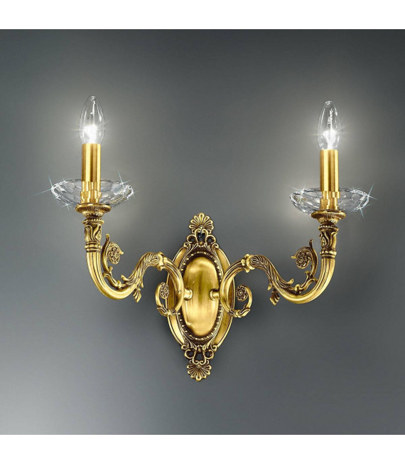 Applique classica CONTARINI oro francese 2 lampadine
