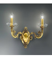 Applique murale classique CONTARINI or Français 2 ampoules