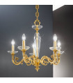 Chandelier classique CONTARINI or Français 5 ampoules