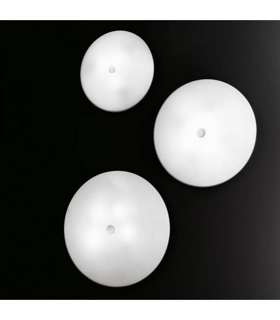 Plafonnier design CENTRO chrome 2 ampoules