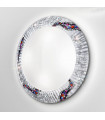 Plafonnier design SERENA chrome 4 ampoules