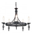 Suspension Belfry, noir, 3 ampoules