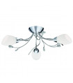 plafonnier ventilateur vintage 2 ampoules e27 max 60w brun patiné