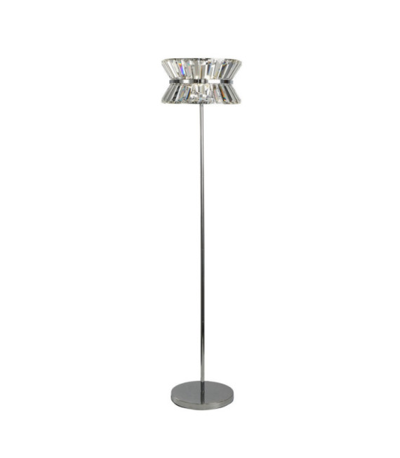 Uptown Floor Lamp Mild Steel Chrome