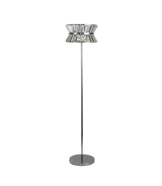 Uptown Floor Lamp Mild Steel Chrome