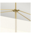 Kichler pendant light Aluminum, iron, transparent acrylic light guide Champagne gold