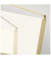 Kichler pendant light Aluminum, iron, transparent acrylic light guide Champagne gold