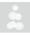 Plafonnier CIRCLE blanc 3 ampoules