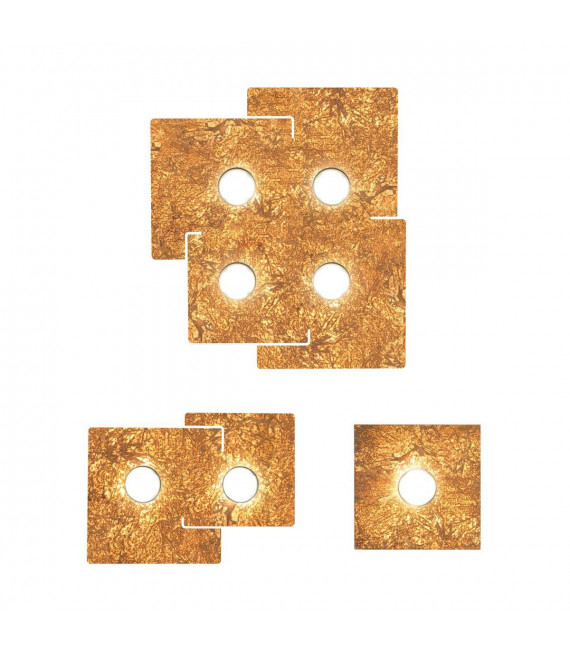 Plafonnier SQUARE blanc 2 ampoules