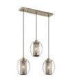 Asher Pendant Steel, Glass Antique Pewter