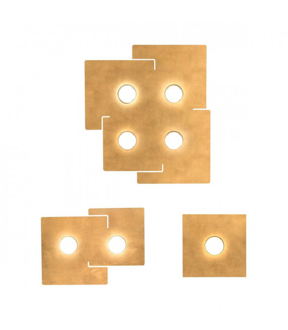 Plafonnier SQUARE blanc 4 ampoules