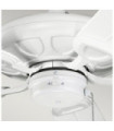 Kevlar Aluminum Fan Matte White