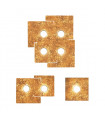 Plafonnier SQUARE blanc 4 ampoules