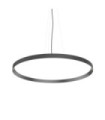 Suspension LED FLY Verre,Métal Noir mat
