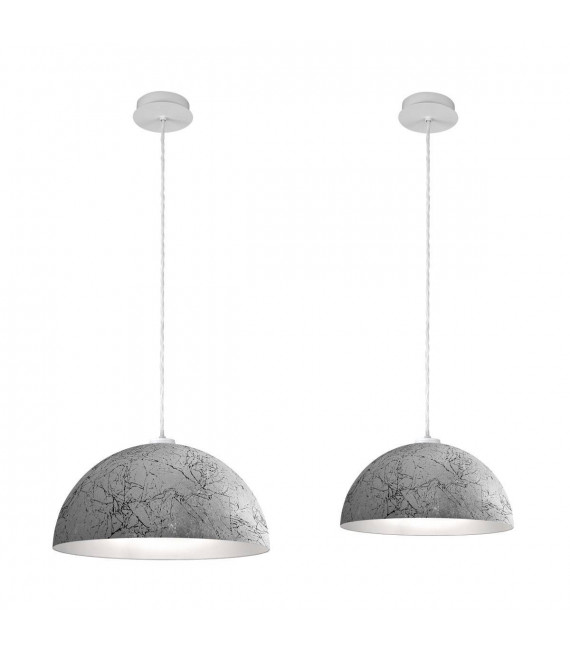 Lampada a sospensione design CULT bianco opaco 1 lampadina
