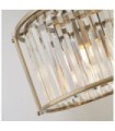 Victoria pendant light Mild steel, glass Antique Brass