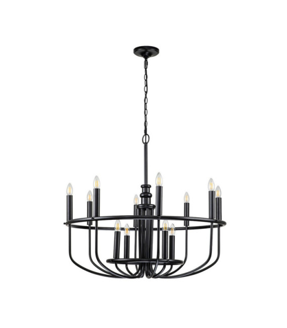 Capitol Suspension Black Steel