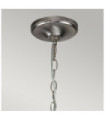 Suspension Capitol Acier Nickel brossé