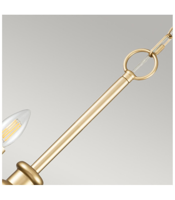 Capitol Pendelleuchte Stahl Lackiertes Naturmessing