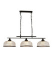 Suspension Highworth Acier doux,verre Noir
