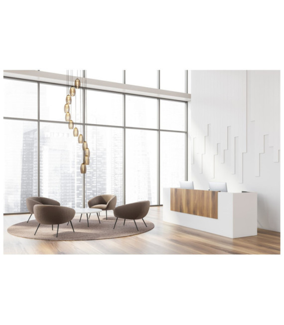Suspension Cyclone Acier doux,verre,acrylique Bronze