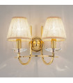 Applique murale classique IMPERIAL laiton Anglais 2 ampoules